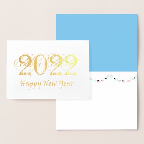 2022 Happy New Year Chic  greeting card