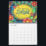 2022 Inspirivity Calendar<br><div class="desc">This BRAND NEW DESIGNED 2-page, 2022 inspirational, illustrated calendar highlights some of my favorite hand-drawn designs from this year with quote suggestions from my Facebook friends. This calendar is full of positivity and bright colors to make any wall pop. This is the perfect gift for an office party, hostess gift,...</div>