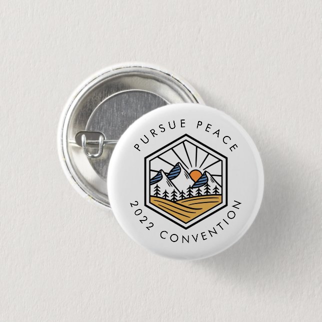 2022 JW Convention -Mountain Button (Front & Back)