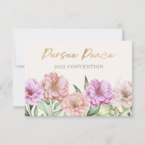  2022 JW Convention  Thank You Card