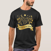 2022 lettering in gold