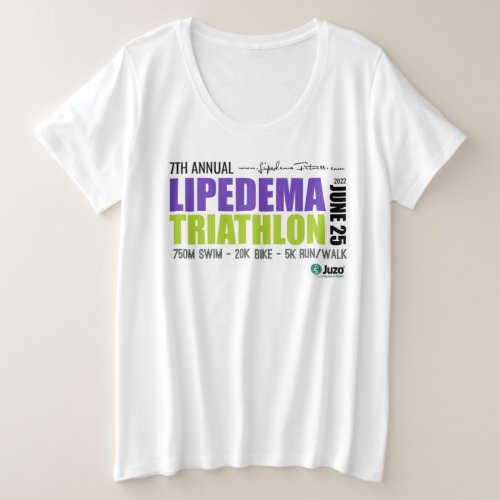 2022 Lipedema Triathlon _ Plus Size Shirt