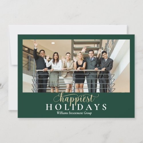 2022 Logo QR Code Photo Business Holiday Cards