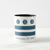2022 LSA Annual Meeting, DC Flag Logo Two-Tone Coffee Mug (Center)