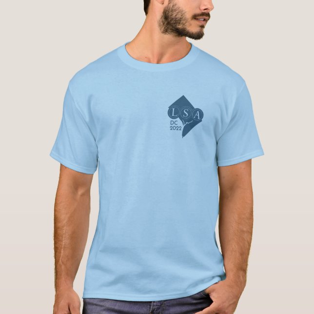 2022 LSA Annual Meeting T-Shirt with DC Map (Front)
