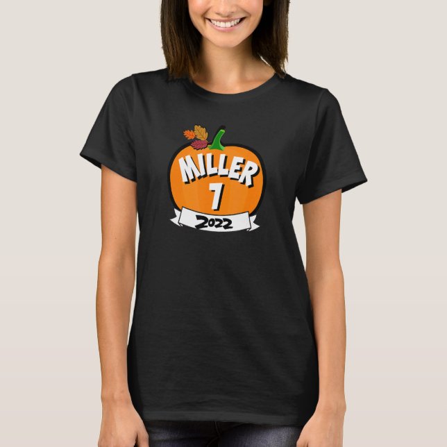 2022 Miller Holidays Family Reunion Miller 7 Match T-Shirt (Front)