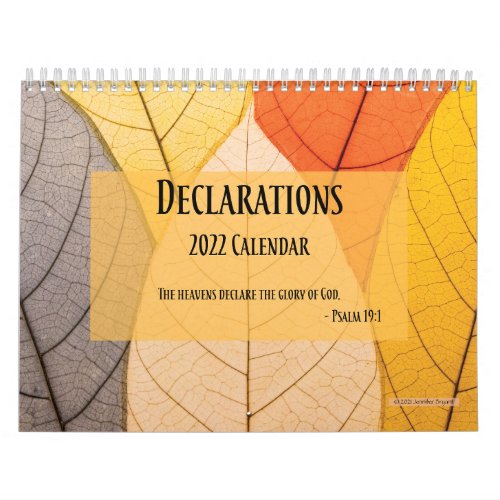 2022 Monthly Calendar