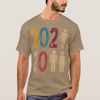 2022 Mr Mrs Wife Husband Married Wedding Hubby Mat T-Shirt