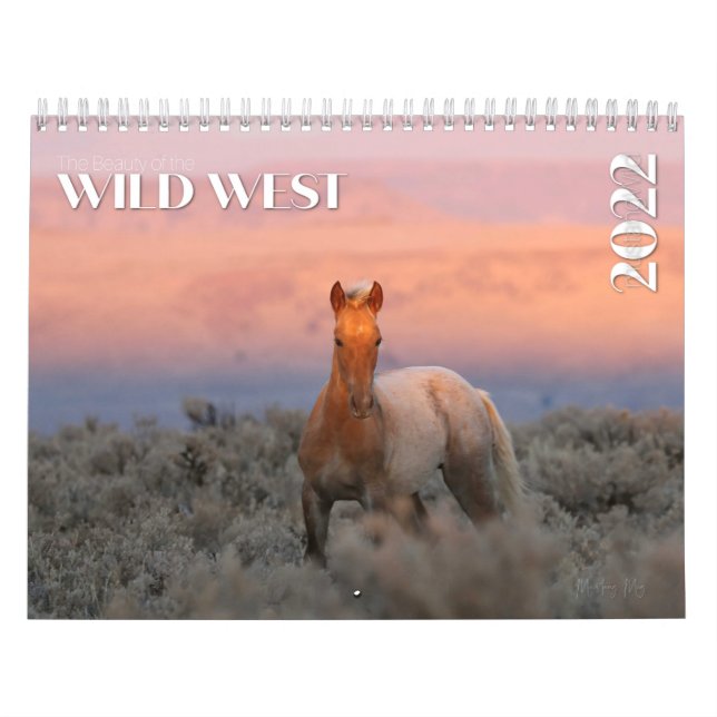 2022 MustangWild Calendar - Wild West  (Cover)
