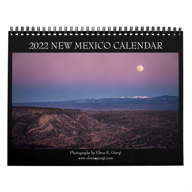 2022 New Mexico Calendar (Cover)