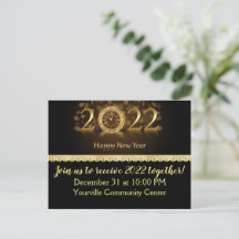 2022 New Year Celebration Banner