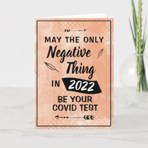 2022 New Year Wish for Good Health Holiday Card