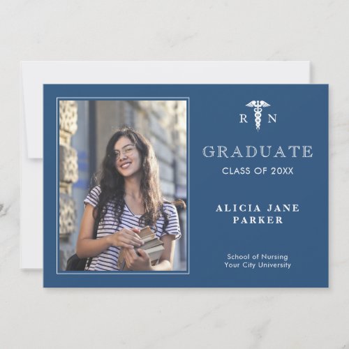 2022 Nursing school graduation modern photo Announcement