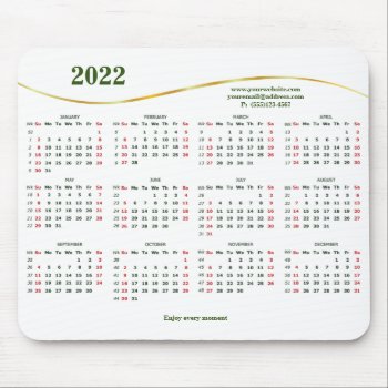 2022 On Blue And White Mouse Pad by Stangrit at Zazzle