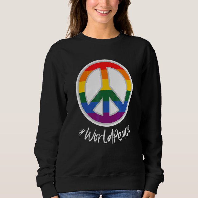 2022 Peace Global Peace International Unity Love P Sweatshirt (Front)