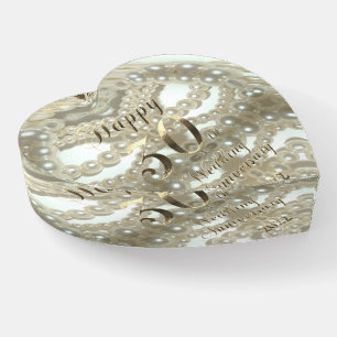 2022 Pearl Wedding Happy 30th Anniversary Paperweight