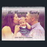 2022 Personalized Photo Calendar<br><div class="desc">Personalized photo calendar for 2022,  add your own family photo for each month of the year.</div>