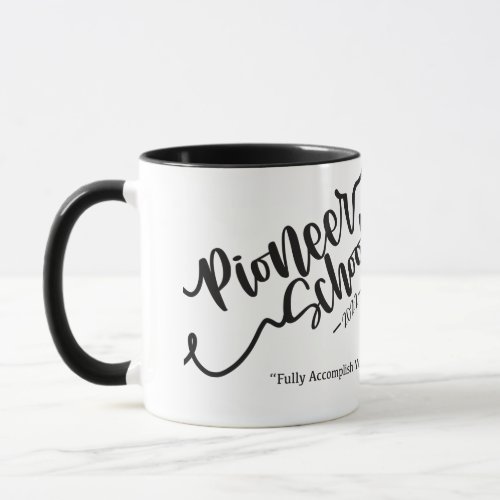 2022 Pioneer School Personalized Mug