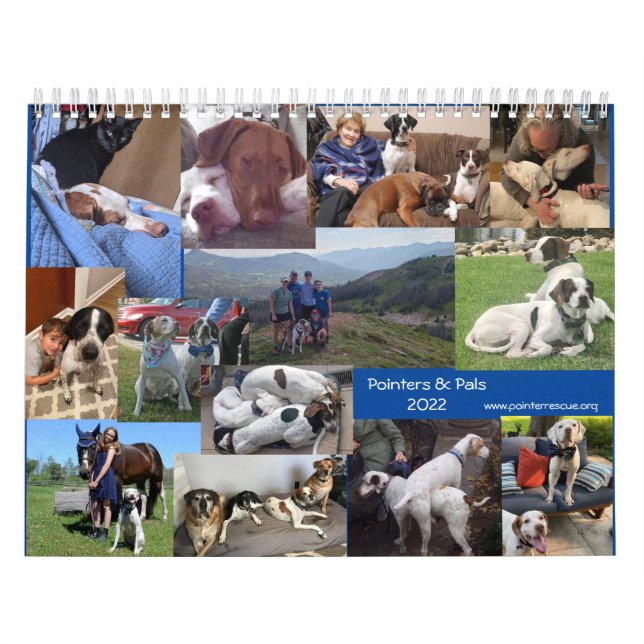 2022 Pointers & Pals PointerRescue Org Calendar (Cover)