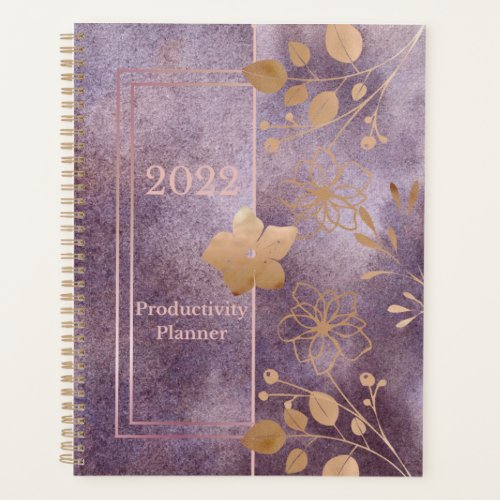 2022 Productivity Planner Purple