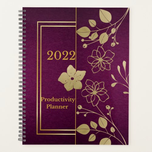 2022 Productivity Planner Violet