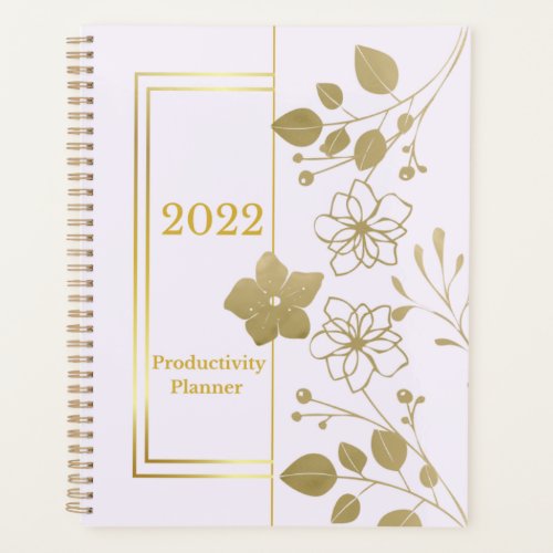 2022 Productivity Planner White