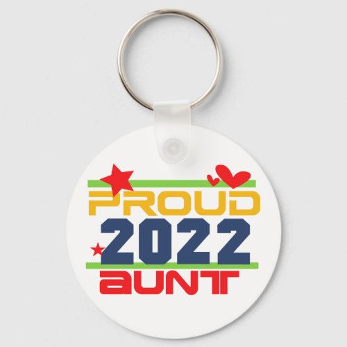 2022 Proud Aunt Key Chain
