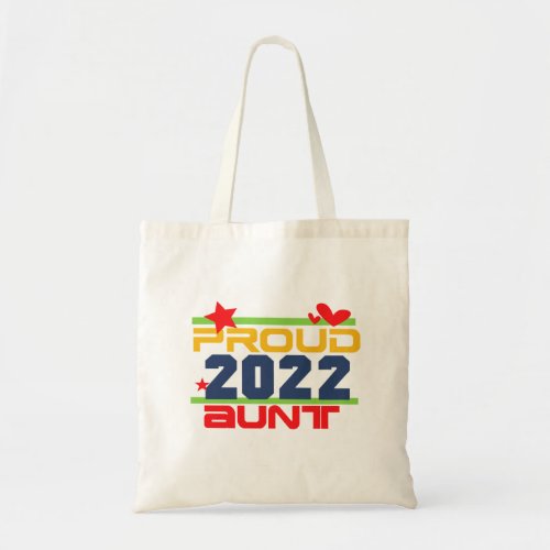 2022 Proud Aunt Tote Bags