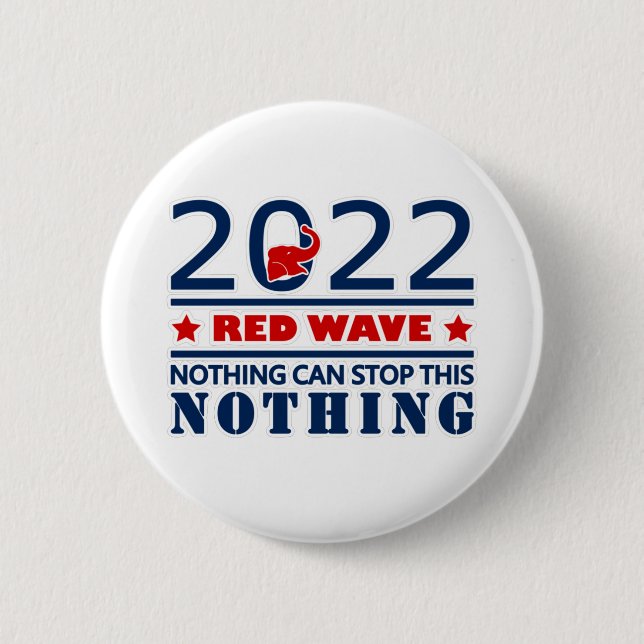 2022 RED WAVE BUTTON (Front)