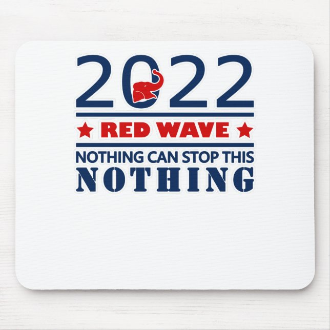 2022 RED WAVE MOUSE PAD (Front)