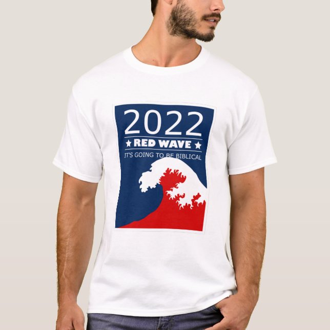 2022 RED WAVE T-Shirt (Front)