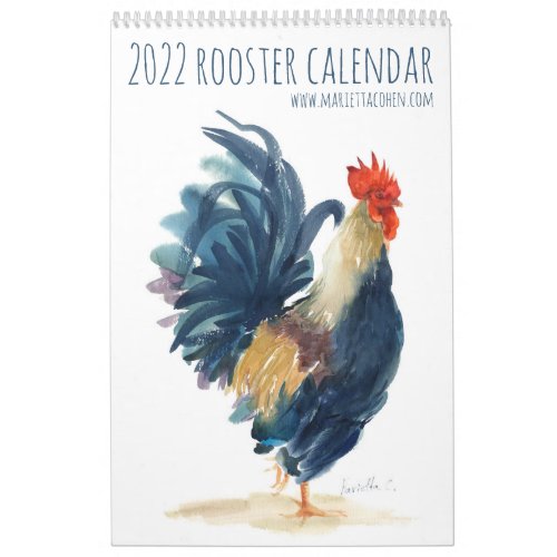 2022 Roosters Calendar