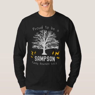 2022 Sampson Family Reunion Tree Summer Party Last T-Shirt