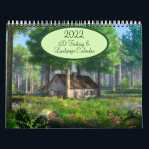 2022 SilverWebForge 3D Fantasy & Landscape Calendar