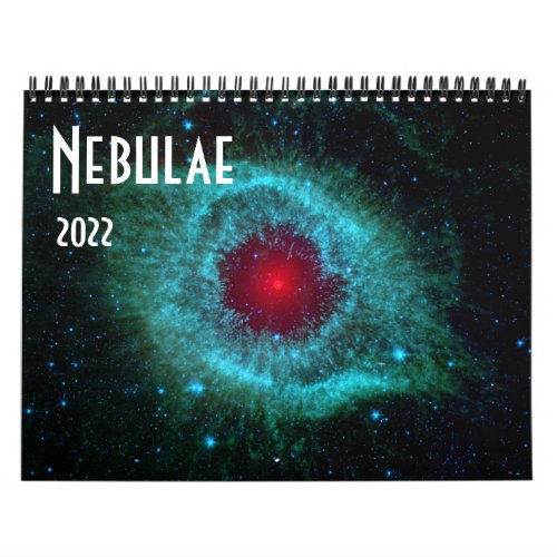 2022 Space Astronomy Universe NASA Nebulae  Calendar