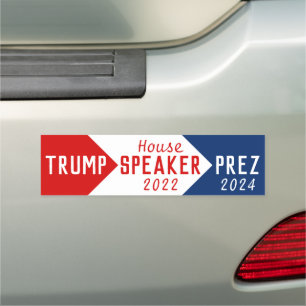 2022 Speaker of the House Trump 2024 Car Magnet