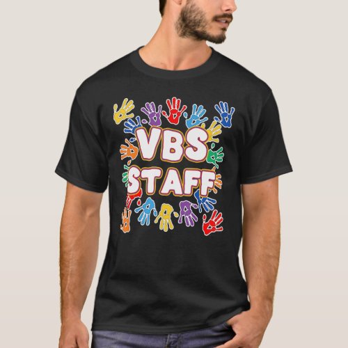 2022 Vacation Bible School  Colorful Vbs Staff T_Shirt