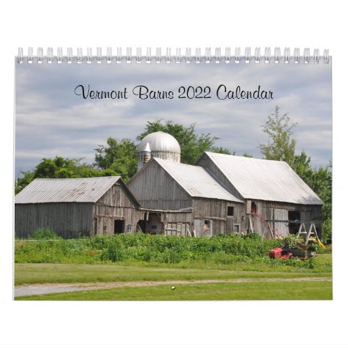 2022 Vermont Barns _  Calendar
