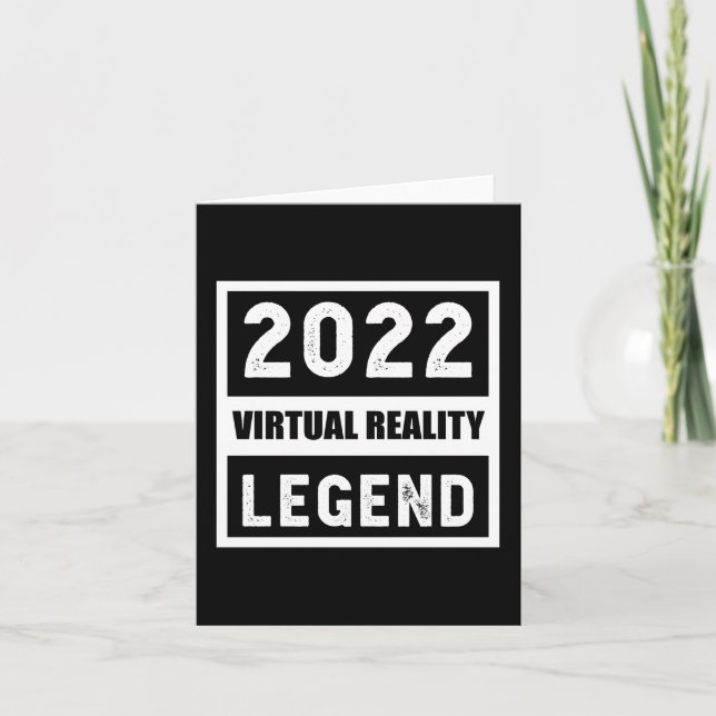 2022 Virtual Reality Legend Gift Card (Front)