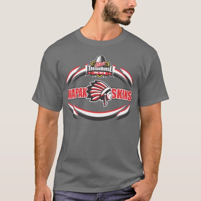 2022 Wapak Skins Trojan Horse Tournament Team T-Shirt (Front)