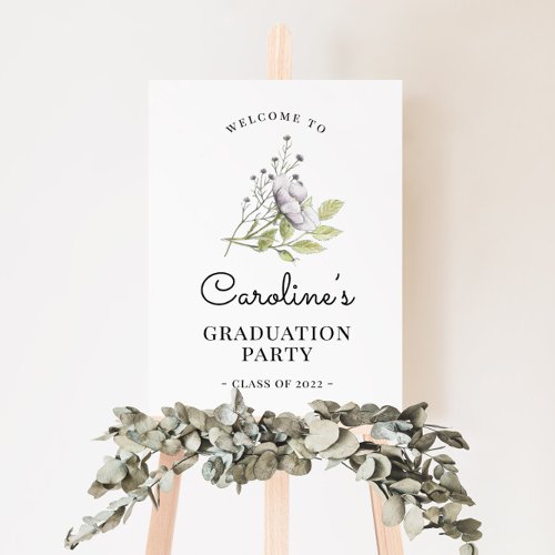 2022 Wildflower Graduation Welcome Sign