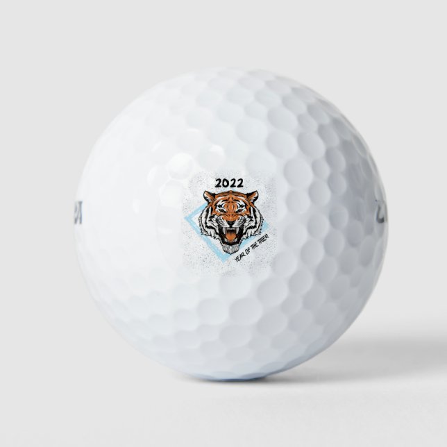 2022 Year of The Tiger Golf Balls (Front)