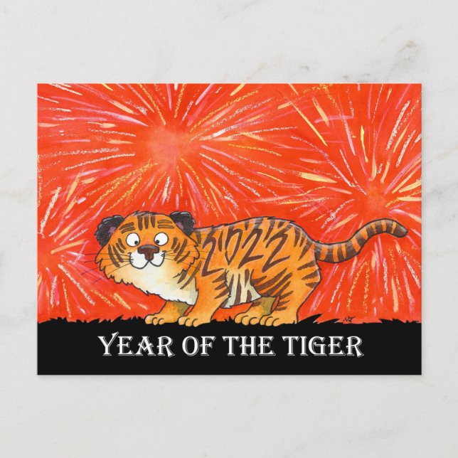 2022 Year of the Tiger Postcard (Front)