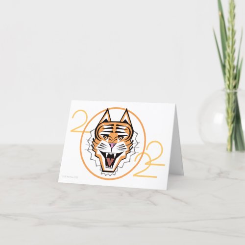 2022 Year of the Tiger Thank You Card