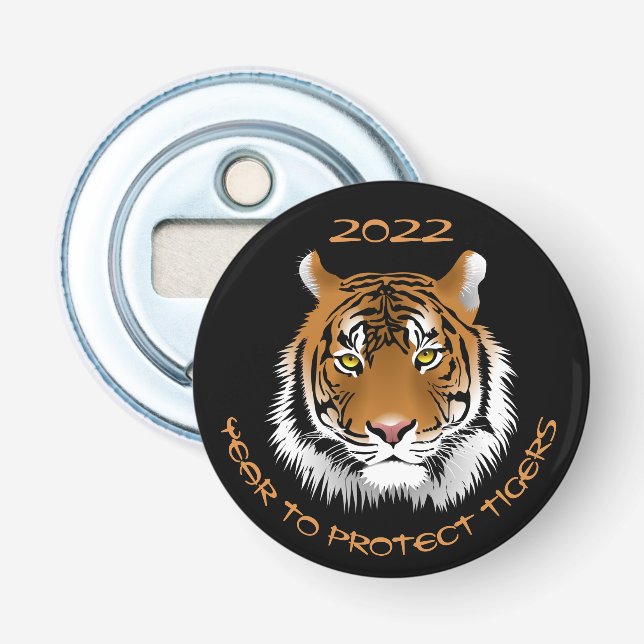 2022 Year to Protect Tigers Bottle Opener (Front)