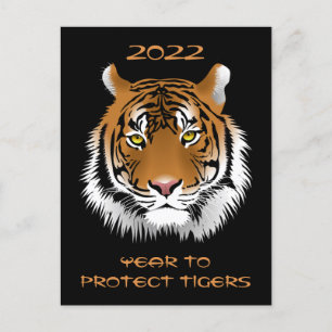 2022 Year to Protect Tigers Postcard