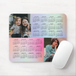 2023 - 2024 Photo Collage Calendar Sunday Start Mouse Pad at Zazzle