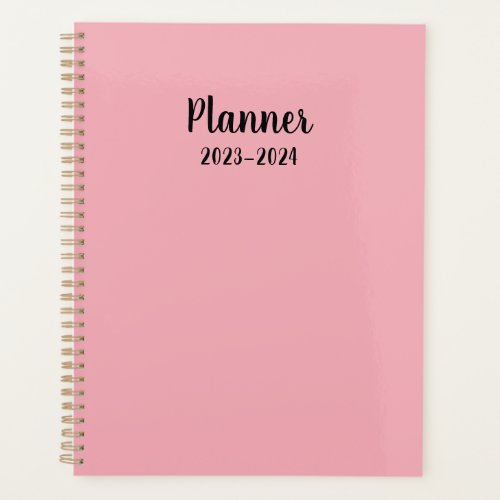 2023_2024  pink MonthlyWeekly Planner