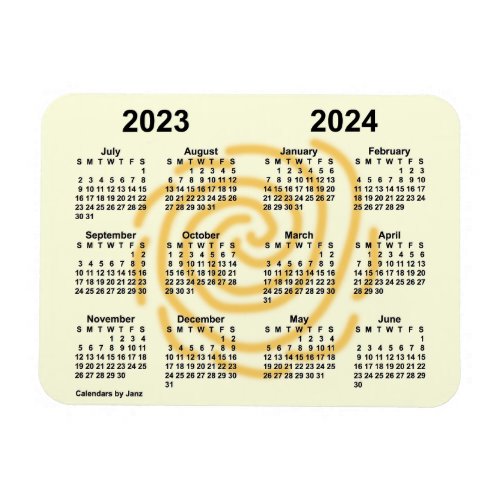 2023_2024 Sunny Days School Calendar by Janz 4x3 Magnet