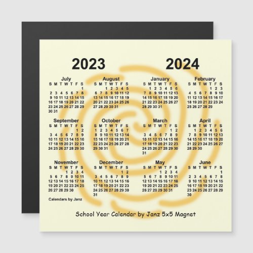 2023_2024 Sunny Days School Year Calendar by Janz 